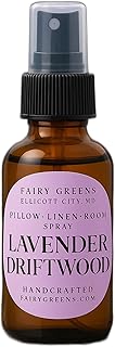 Lavender Driftwood Pillow Spray by Fairy Greens L Farm | Natural Room & Linen Spray for Better Sleep | Calming Aromatherapy Room Spray with Essential Oils | Pillow Spray | 2ozBottle