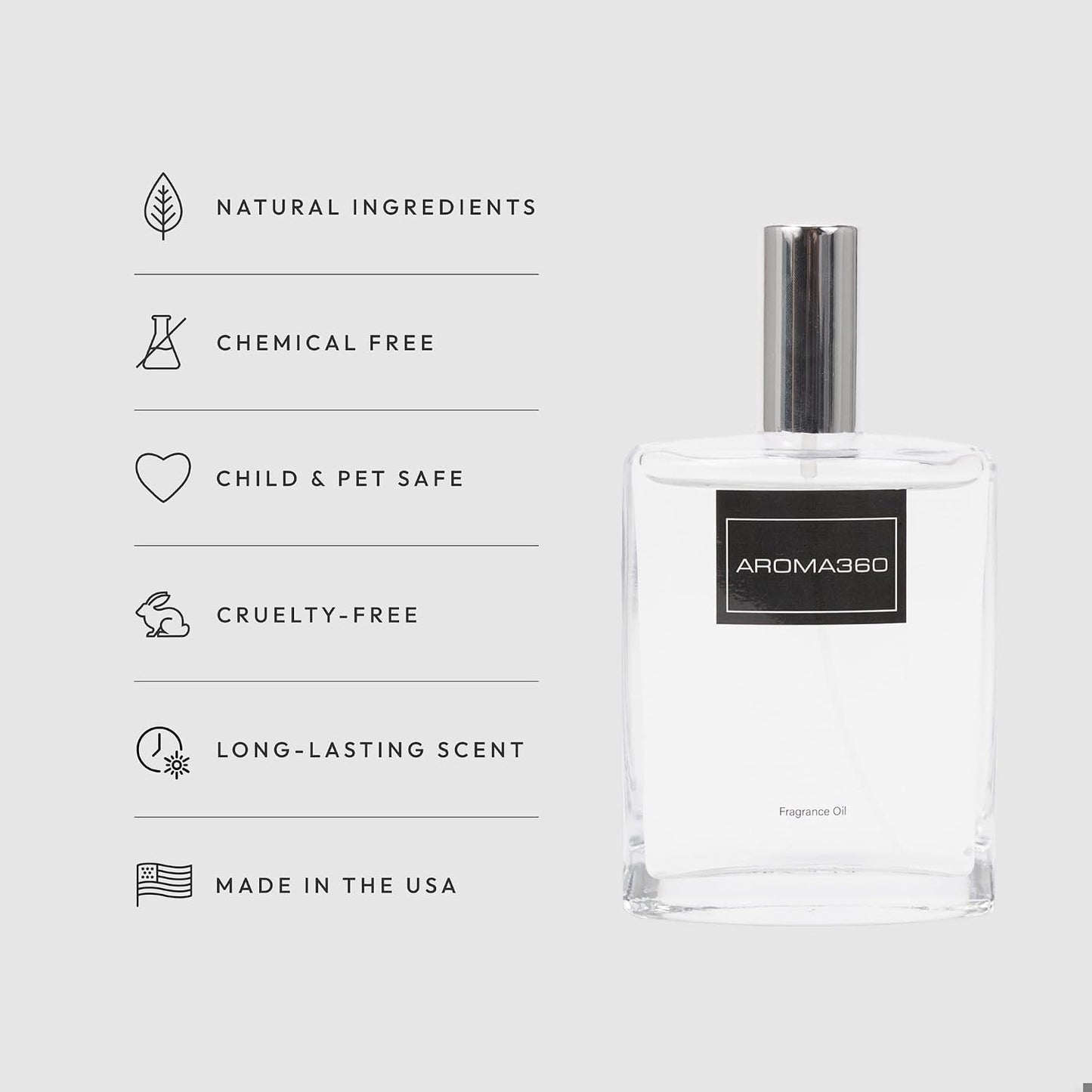 Aroma360 Room Spray - Hotel Air Freshener - Aromatherapy Oil Spray - Scents Inspired by Edition Hotel - Scent Includes Smokey Black Tea, Rose & Amber - Black Velvet, 100mL/3.38 fl oz