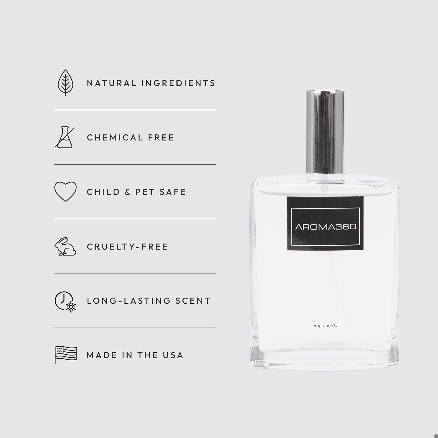 Aroma360 Room Spray - Hotel Air Freshener - Aromatherapy Oil Spray - Scents Inspired by Edition Hotel - Scent Includes Smokey Black Tea, Rose & Amber - Black Velvet, 100mL/3.38 fl oz