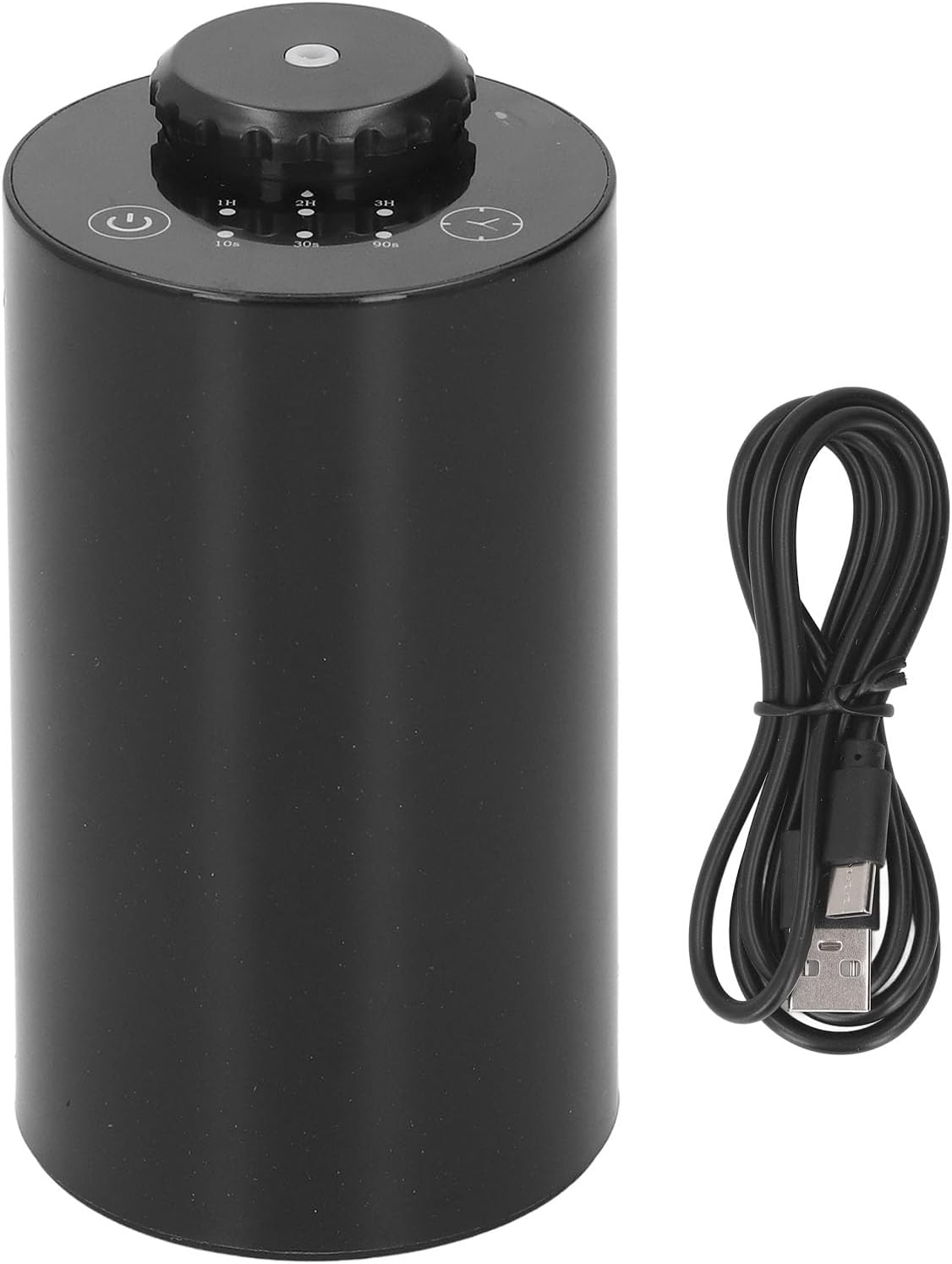 Waterless Scent Diffuser, Automatic Quiet Aromatherapy Machine, Black - Adjustable Timer, Advanced Fragrance Technology, Ideal for Bedroom and Office (Black)