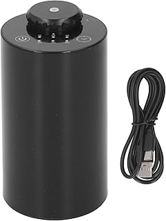 Waterless Scent Diffuser, Automatic Quiet Aromatherapy Machine, Black - Adjustable Timer, Advanced Fragrance Technology, Ideal for Bedroom and Office (Black)