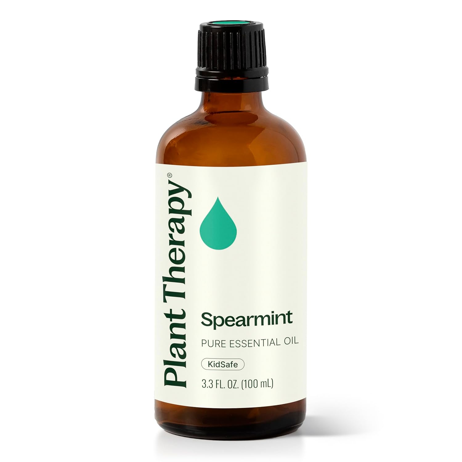 Plant Therapy Spearmint Essential Oil 100 mL (3.3 oz) 100% Pure, Undiluted, Digestive Health, Fresh Scent, Tension Relief