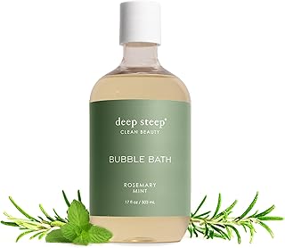 Deep Steep Bubble Bath, 17oz (Rosemary Mint)