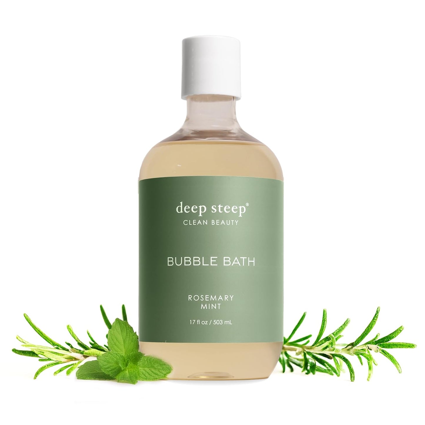 Deep Steep Bubble Bath, 17oz (Rosemary Mint)