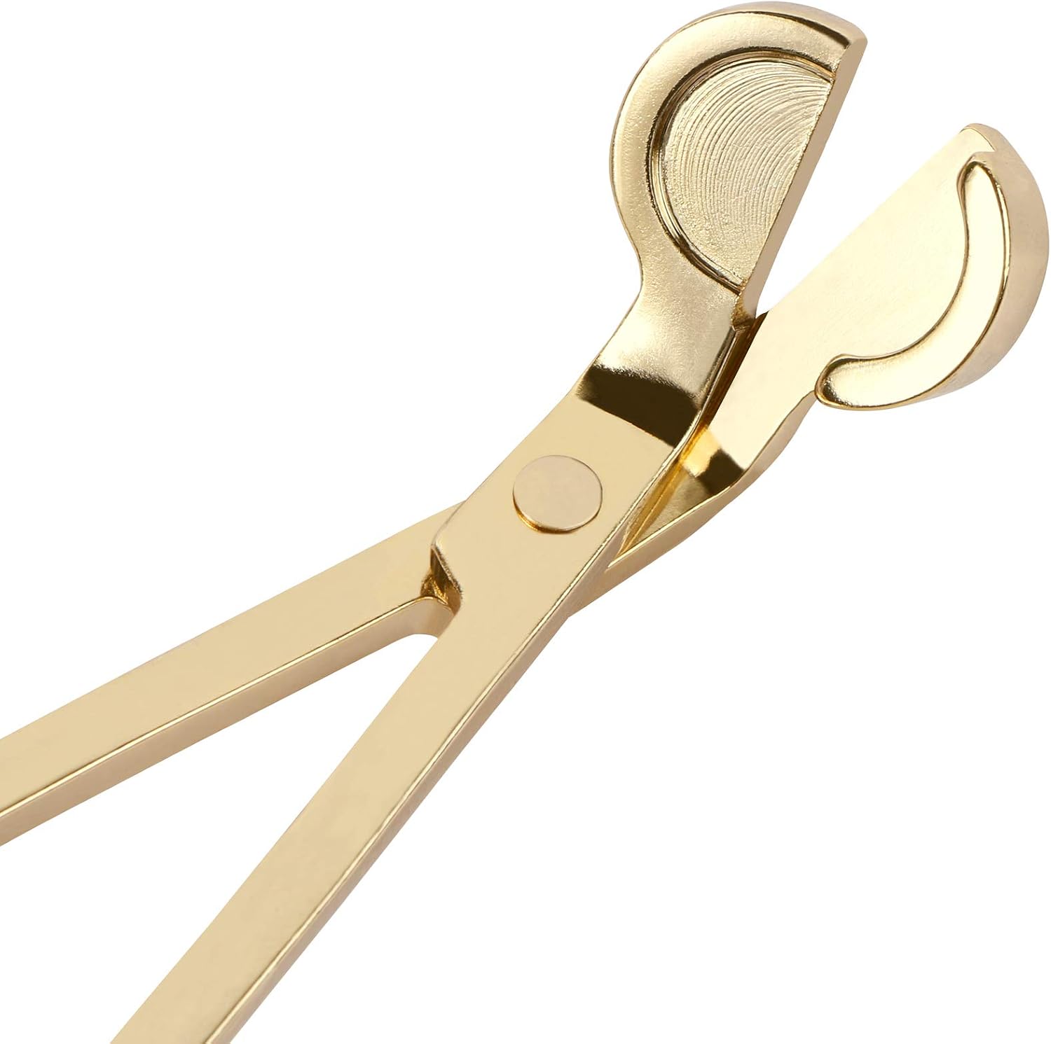 Candle Wick Trimmer, Polished Stainless Steel Wick Clipper Cutter, Reaches Deep Into Candles To Cut Spent Wicks for Holiday Use, Gold