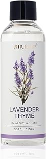 Airkeep Reed Diffuser Oil Refill/Lavender Thyme/3.38oz（100ml/1 Pack/Scented Oil Refill for Reed Diffuser Home Fragrance for Bedroom, Bathroom Office Home Decor