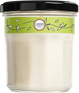 MRS. MEYER'S CLEAN DAY Scented Soy Aromatherapy Candle, 35 Hour Burn Time, Made with Soy Wax, Lemon Verbena, 7.2 oz