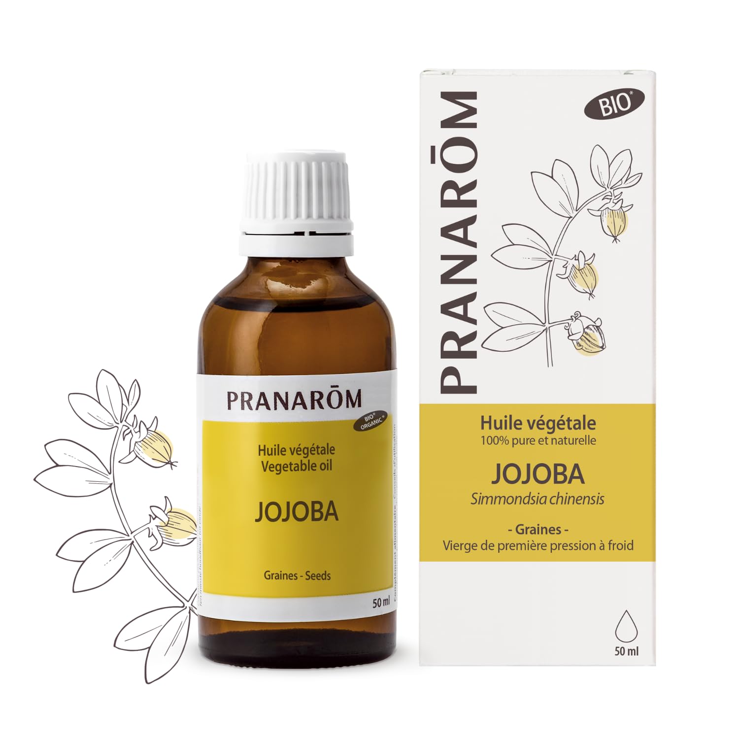 Pranarom - Jojoba Virgin Plant Oil - 2oz