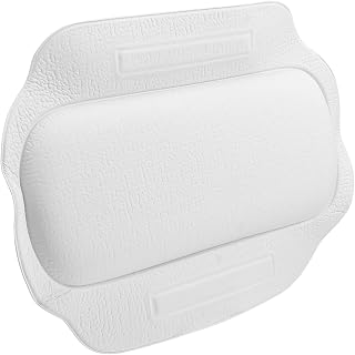 Bathtub Pillow with Ultra-Large Suction Cups for Secure Non-Slip Support Spa Bath Cushion for Head and Neck Comfort Fits Most Tubs Ideal for Relaxing Home Baths and Shower Spa Sessions