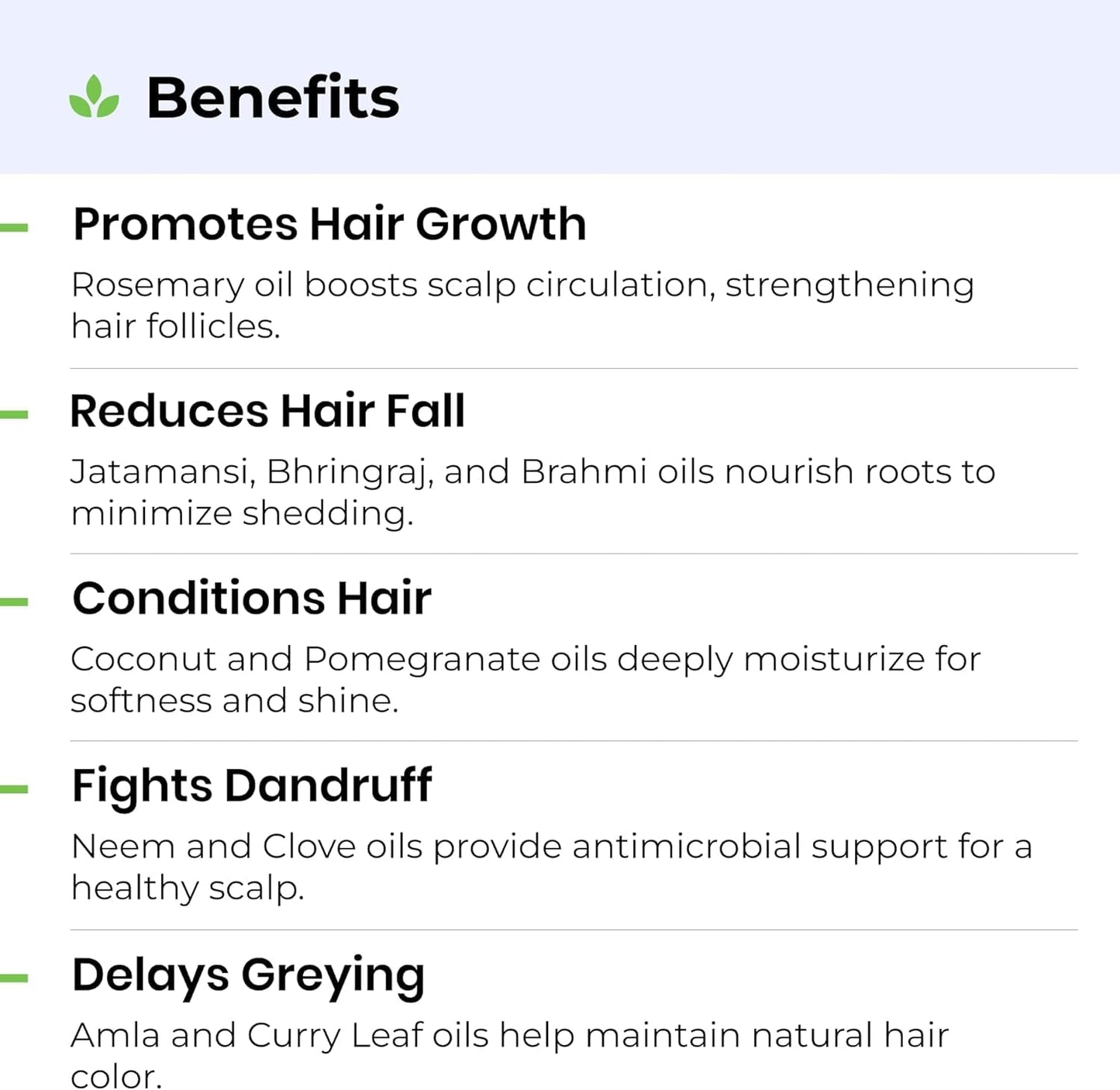 Avimee Herbal Rosemary Hair Oil | For Hair Growth, Hair Fall Control and Dandruff | 100% Pure & Natural | Mineral Oil Free | 100mL