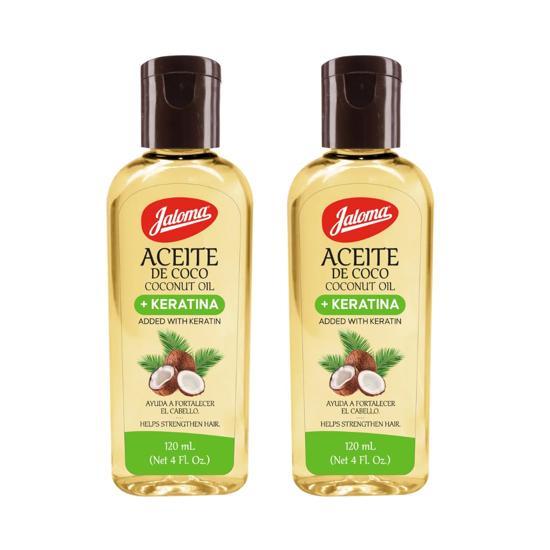 Jaloma Coconut Oil with Keratin to Help Strengthen Hair
