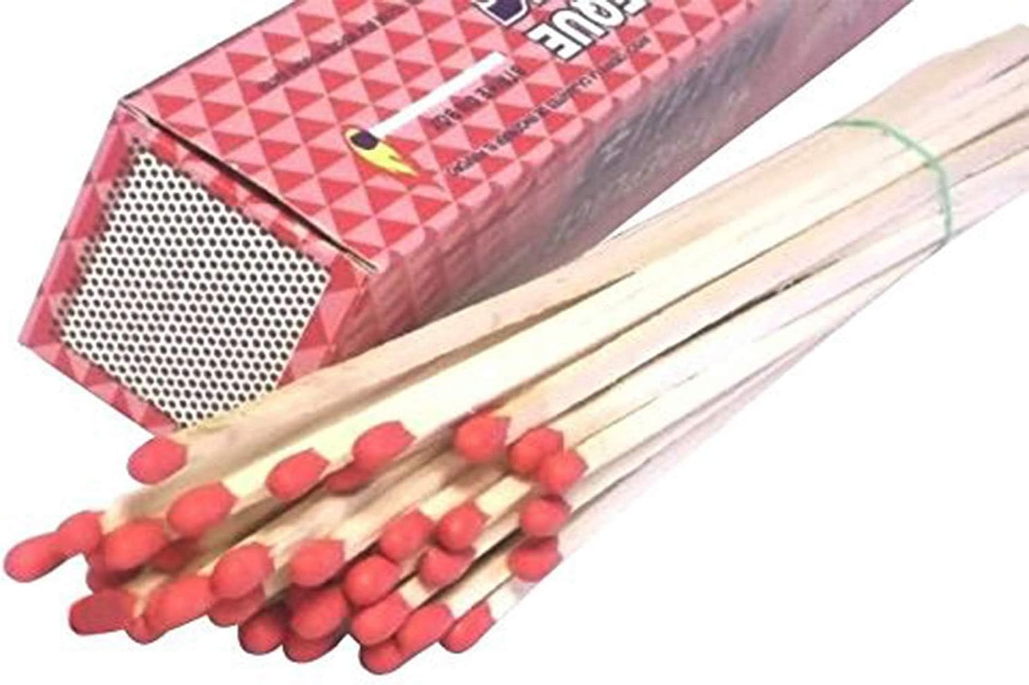 4 Boxes in Lot - 11" Long Wooden Fireplace Matches
