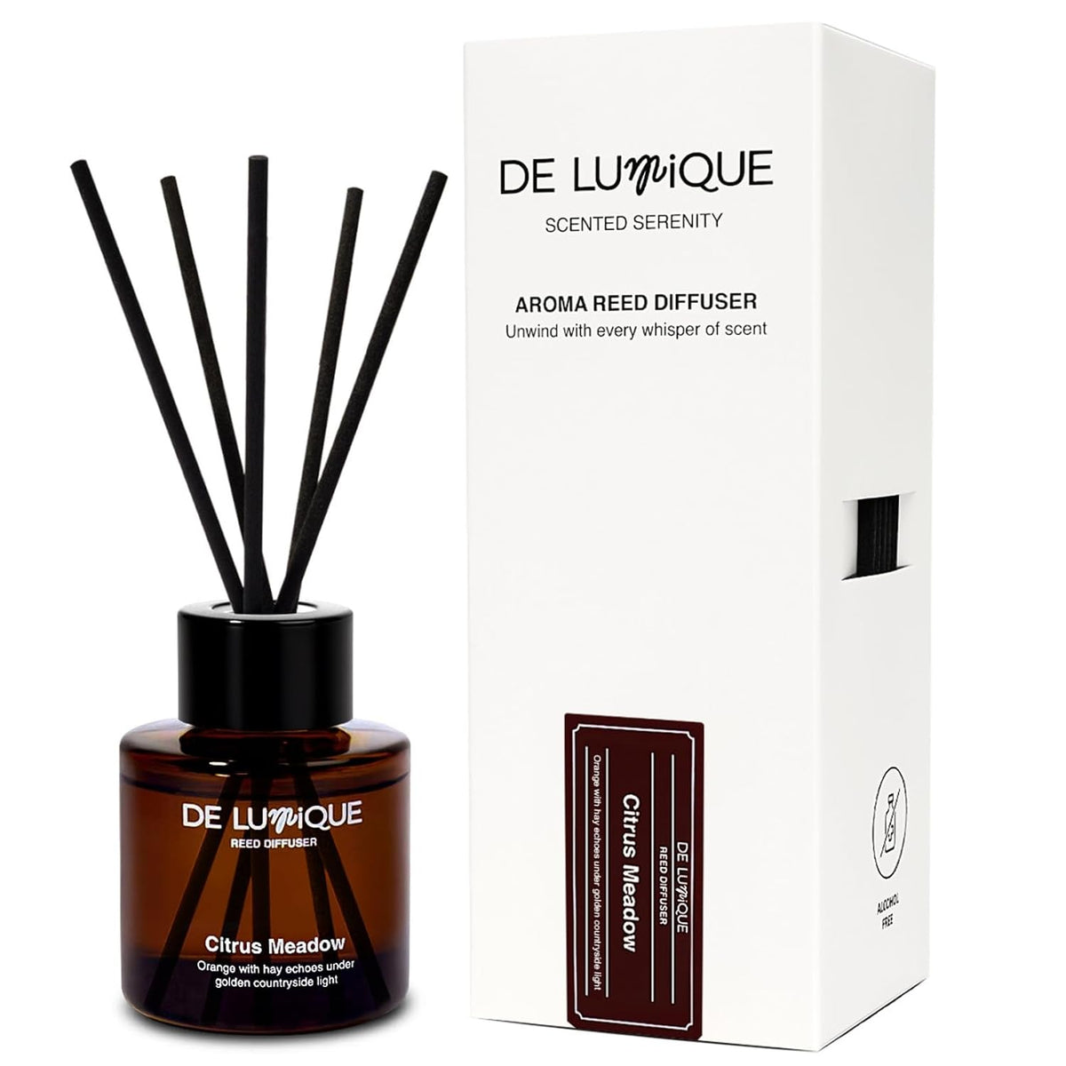 Citrus Meadow Scent Luxury Reed Diffuser