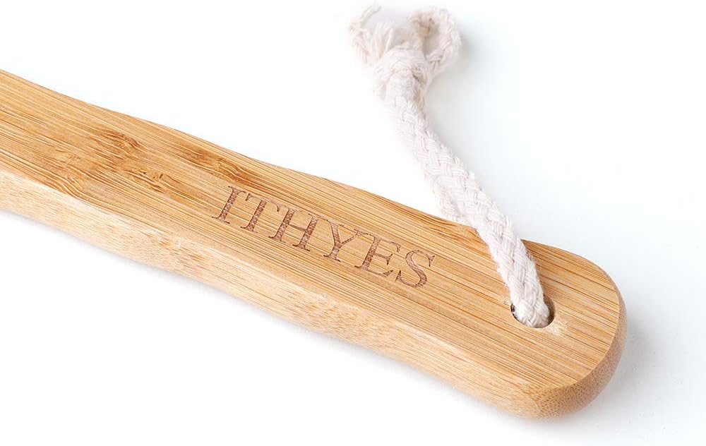 Body Brush Dry Brushing Back Scrubber Shower Bath Brush Bamboo Wood Long Handle Natural Bristles exfoliating Massage Improve Blood Circulation Cellulite