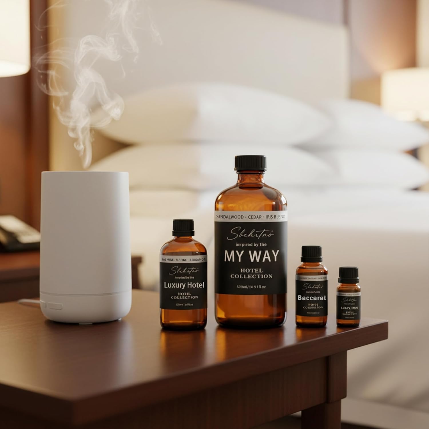 My Way Diffuser Oil – Luxury Hotel Collection, Inspired by The 1 Hotel Miami Scent – Sandalwood, Cedar & Iris (0.34 Fl Oz (Pack of 1))