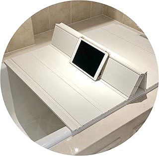Bath Bridge Tub Caddy Tray Folding Bathtub Cover Dust-Proof Shutter Bath Lid, Bathtub Insulation Board Dust-Proof Cover(Thickness: 1.2cm) (75x180cm)