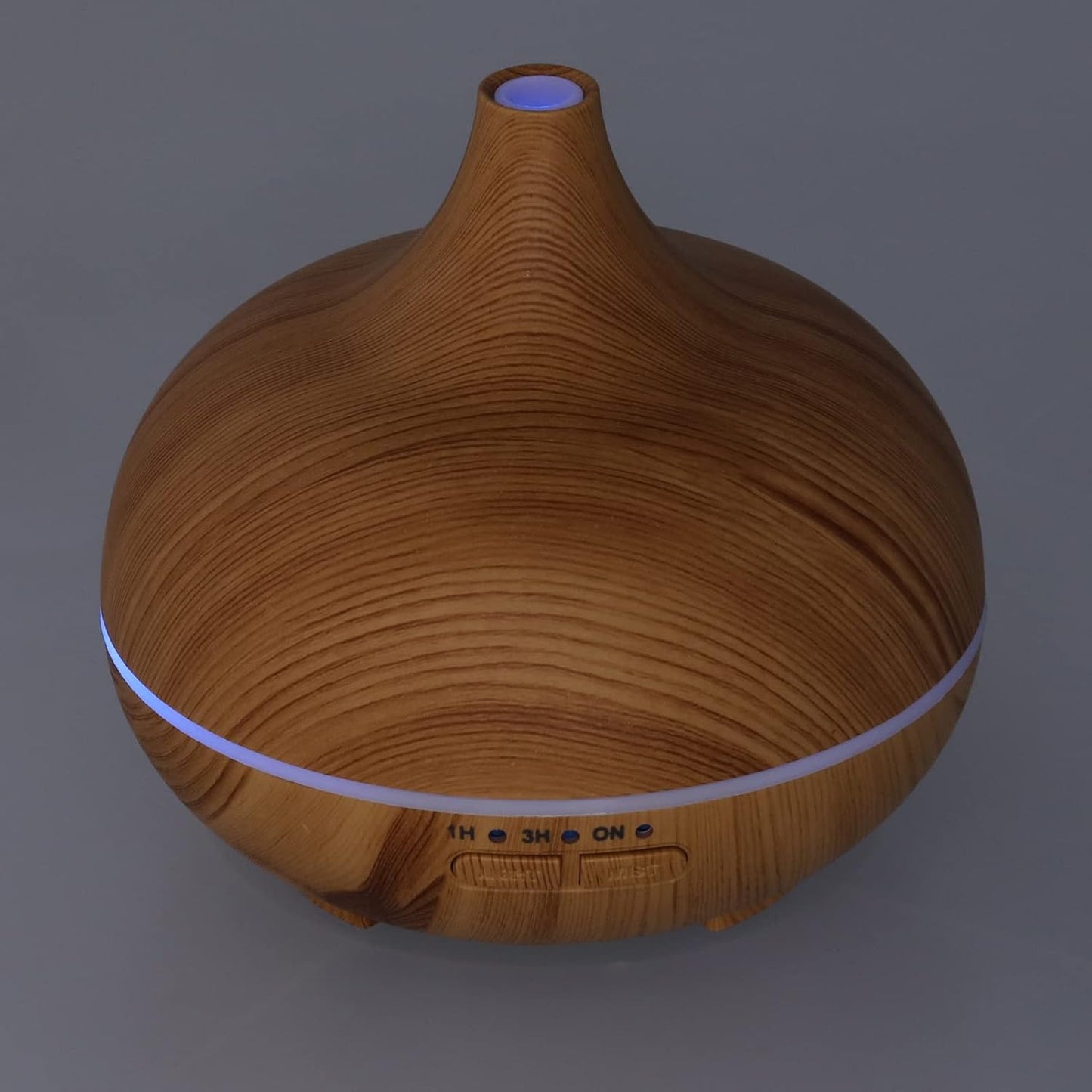 150ml Wood Grain Aromatherapy Diffuser USB Essential Oil Diffuser with Cool Mist and 7 - Color LED Night Light - Quiet Humidifier for Bedroom, Office, Living Room