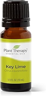 Plant Therapy Key Lime Essential Oil 10 mL (1 oz) 100% Pure, Undiluted, Natural Aromatherapy for Diffusion, is Uplifting and Energizing