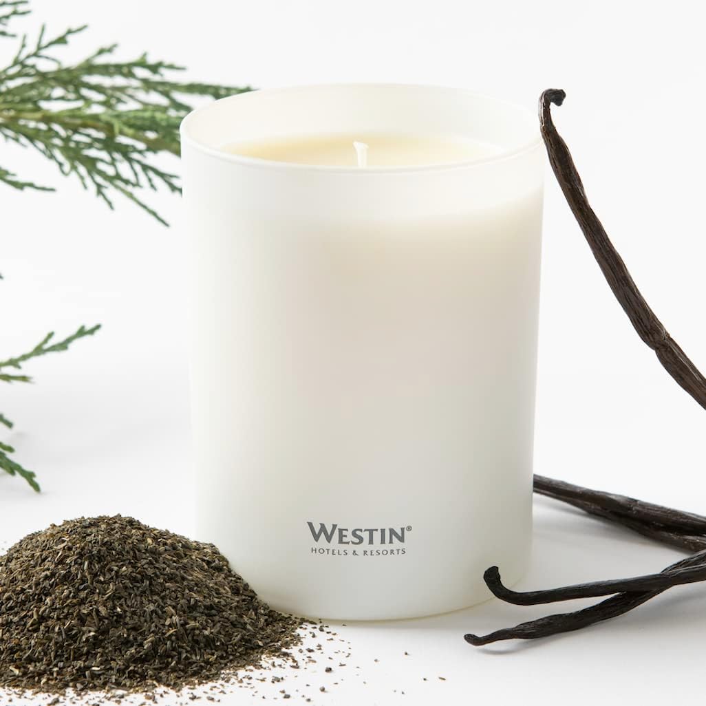 Westin White Tea Candle - Hand-Poured, Soy Candle with Signature White Tea Scent - 12.5 oz. - Set of 3