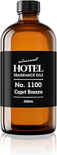 AirScent Capri Brezza Diffuser Oil No. 1100 - Grapefruit Pineapple Mango - Volcano-Inspired Fragrance Oil for Ultrasonic and Waterless Diffusers and Crafting - 500 ml, 16.9 fl oz Bottle