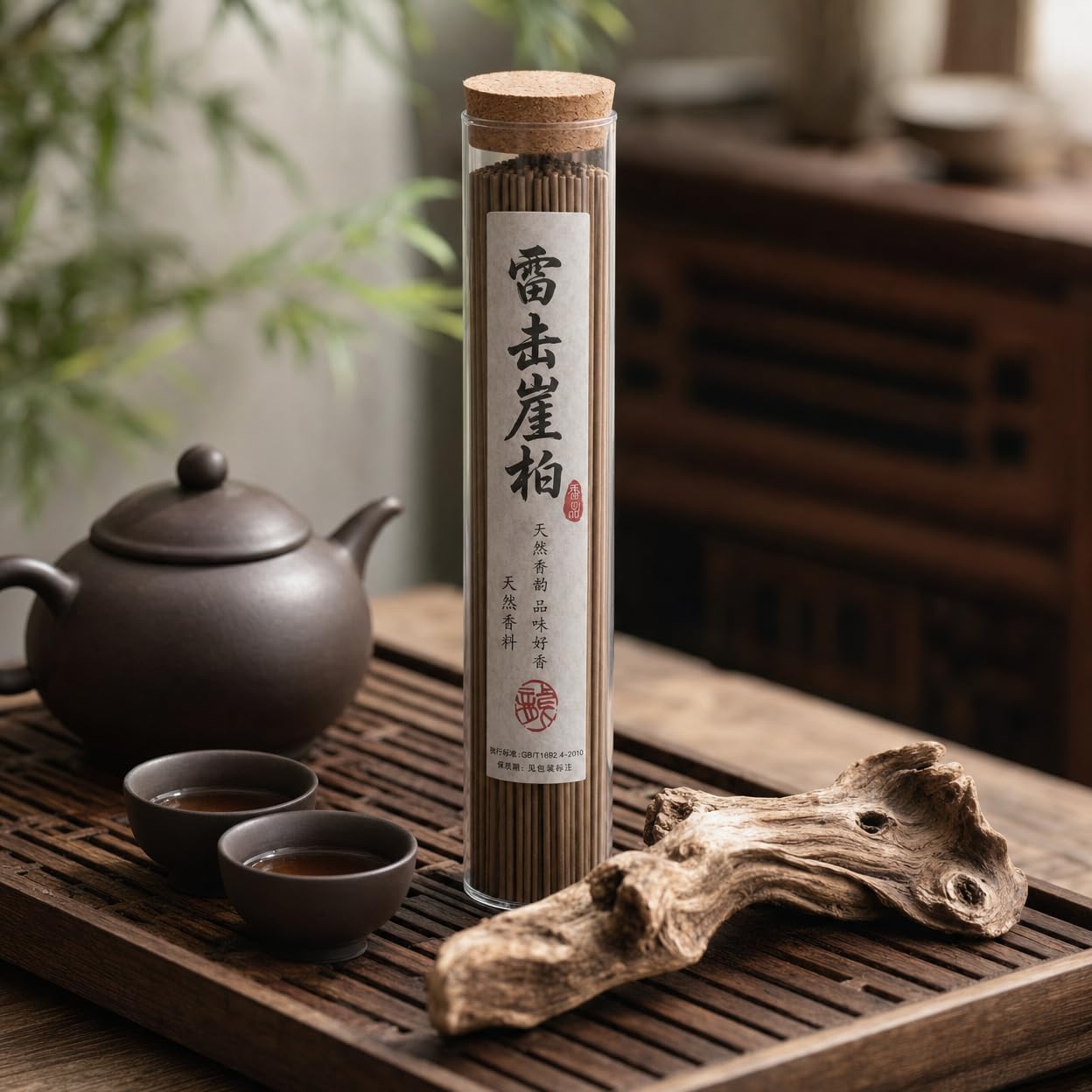 YINJIYUE Hinoki Incense Sticks - 60 Sticks Natural Japanese Cypress Low Smoke, Premium Woodsy Aroma for Meditation, Relaxation & Spa