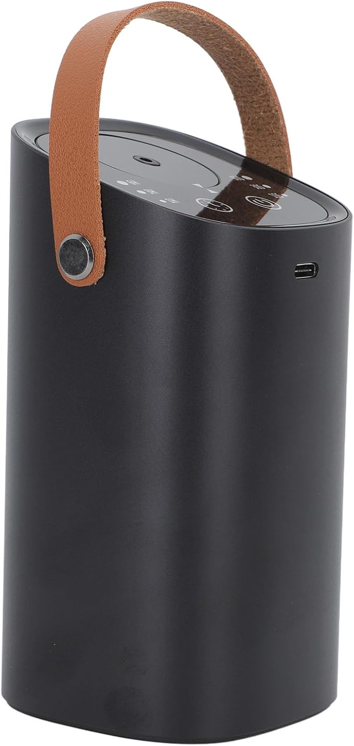 Waterless Essential Oil Diffuser, Rechargeable Portable Aromatherapy Diffuser Machine Automatic Intelligent USB Charging 20ml Capacity for Home Car Room Office