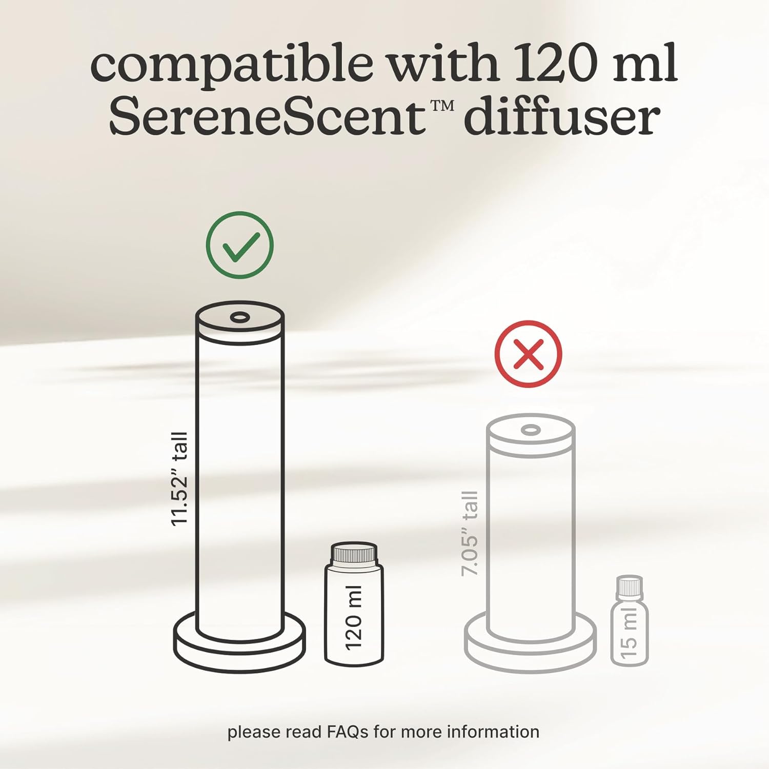 Homedics SereneScent Waterless Diffuser Oil Refill — Mandarin Basil (120ml). Bright & Refreshing Home Fragrance. Compatible with SereneScent Diffusers. Easy Twist Plug & Play