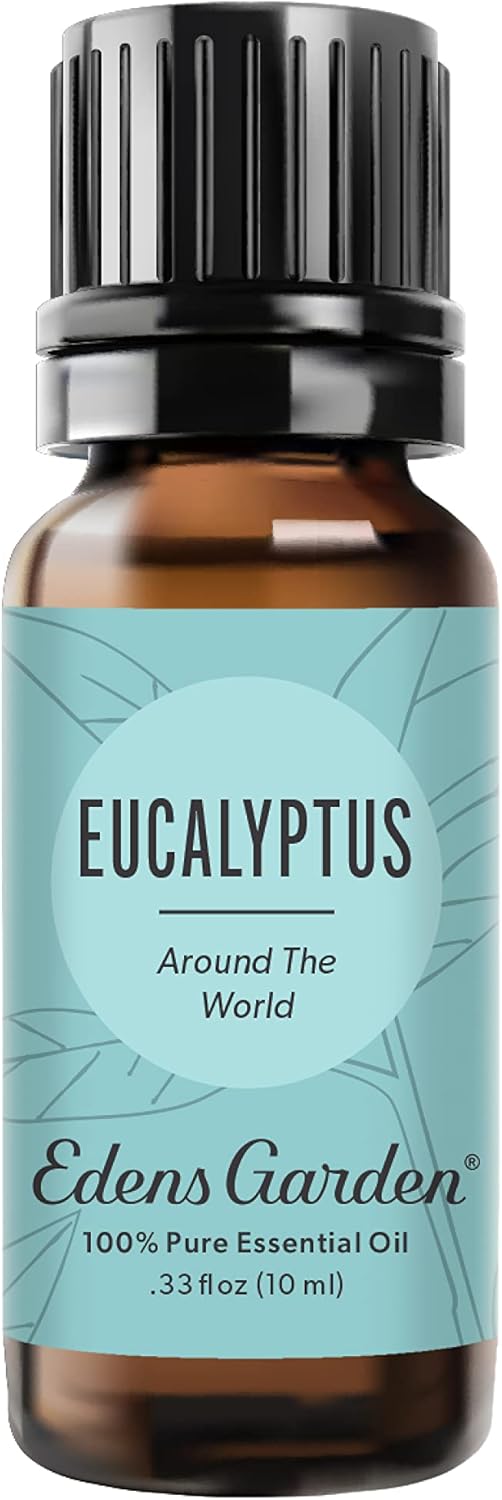 Edens Garden Eucalyptus Around The World Essential Oil- 100% Pure Premium Grade, Undiluted, Natural, Therapeutic, Aromatherapy, The Best for Diffuser, Candle, Laundry, Humidifiers 10 ml (.33 fl oz)