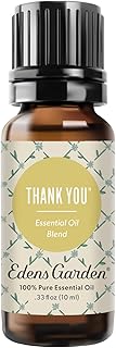Edens Garden Thank You Essential Oil Blend – Gratitude & Teacher Gift, 100% Pure Undiluted Aromatherapy for Natural Wellness & Special Occasions – 10 ml (.33 fl oz)