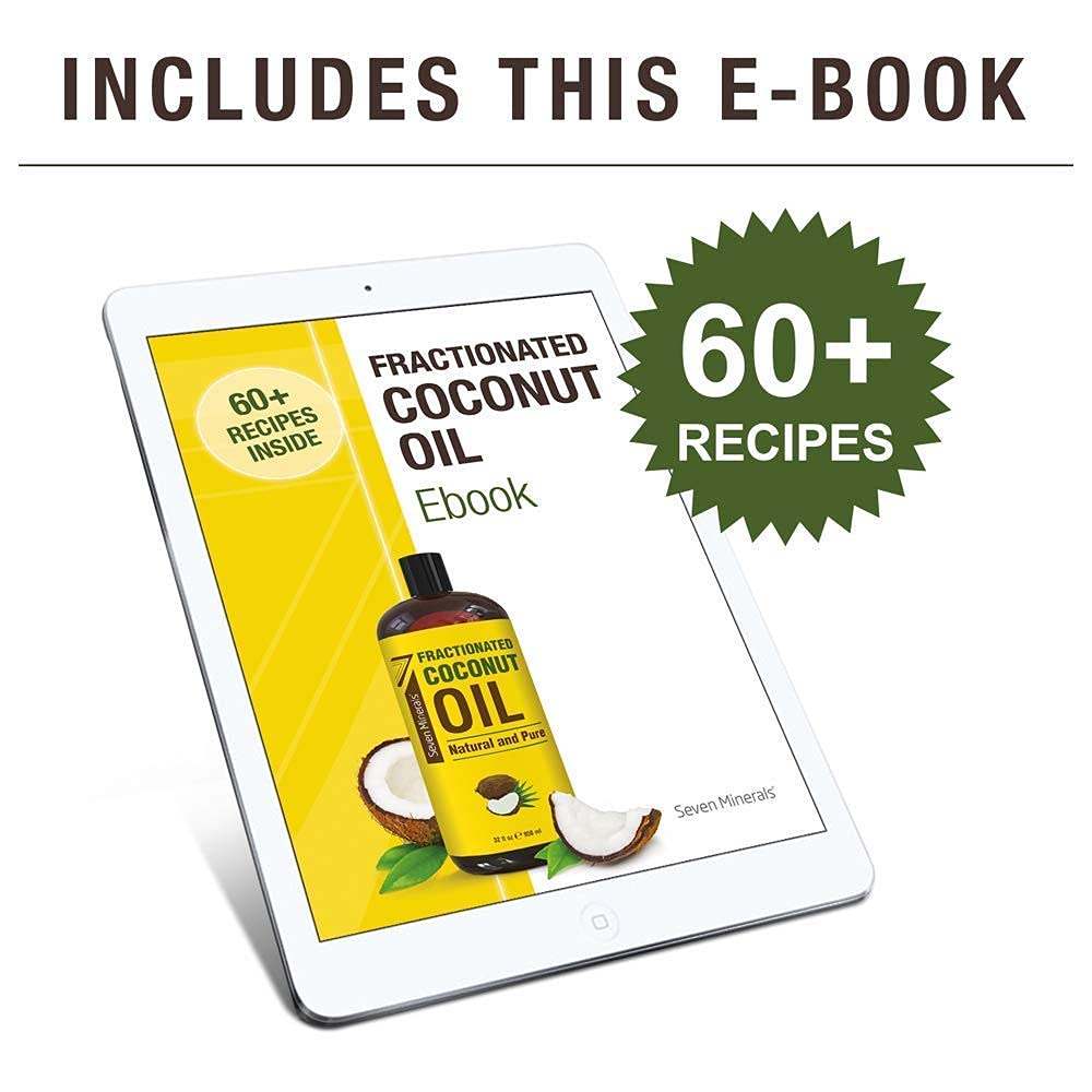 Seven Minerals Pure Fractionated Coconut Oil & Pure Grapeseed Oil