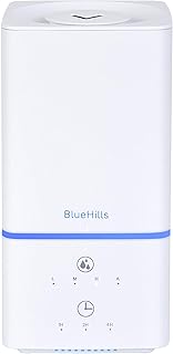 BlueHills 1000 ML Premium Essential Oil Diffuser Humidifier Combo Square White Aroma Diffuser for Large Room Home Quiet Modern Design Long Run Time High Capacity Oil Diffuser - Solid White - H101
