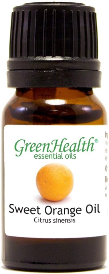 GreenHealth Sweet Orange Essential Oil - 10 ml - 100% Pure Essential Oil