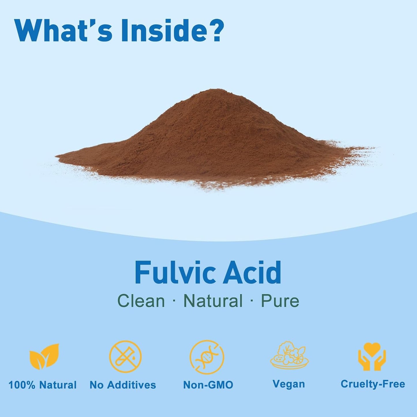 Fulvic Acid Detox Bath Soak Powder -4oz - Natural Mineral Bath Soak for Body & Foot Soak, Foot Soak for Tired Feet, Fast Dissolving Bath Powder, Gentle on Skin, Vegan Self Care, Includes 5g Scoop