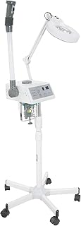SKINACT Digital Euro Facial Steamer with Aroma Therapy + LED Magnifying Lamp