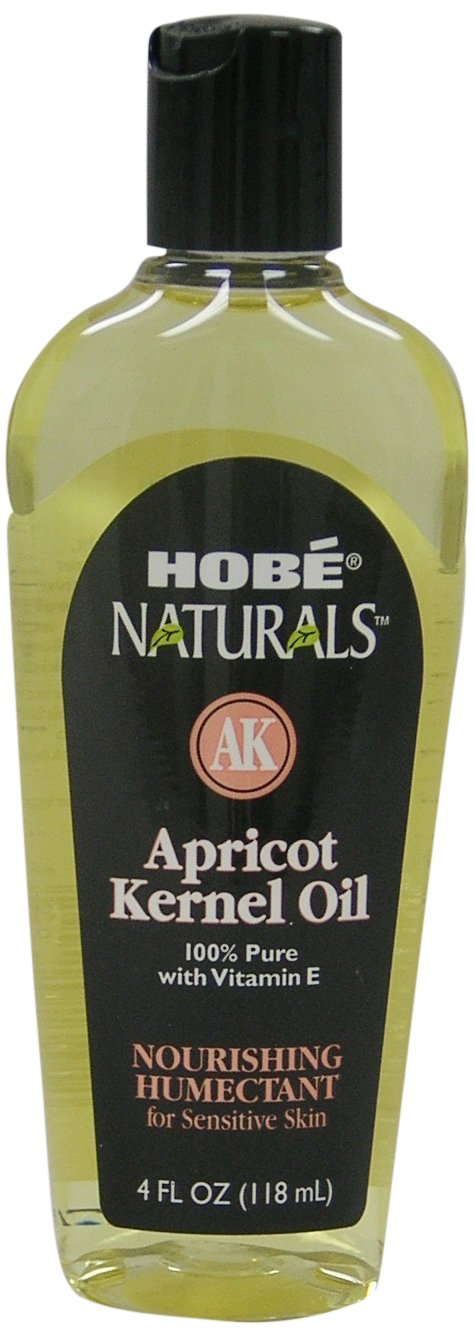 Hobe Naturals Apricot Kernel Oil, 4 Fluid Ounce