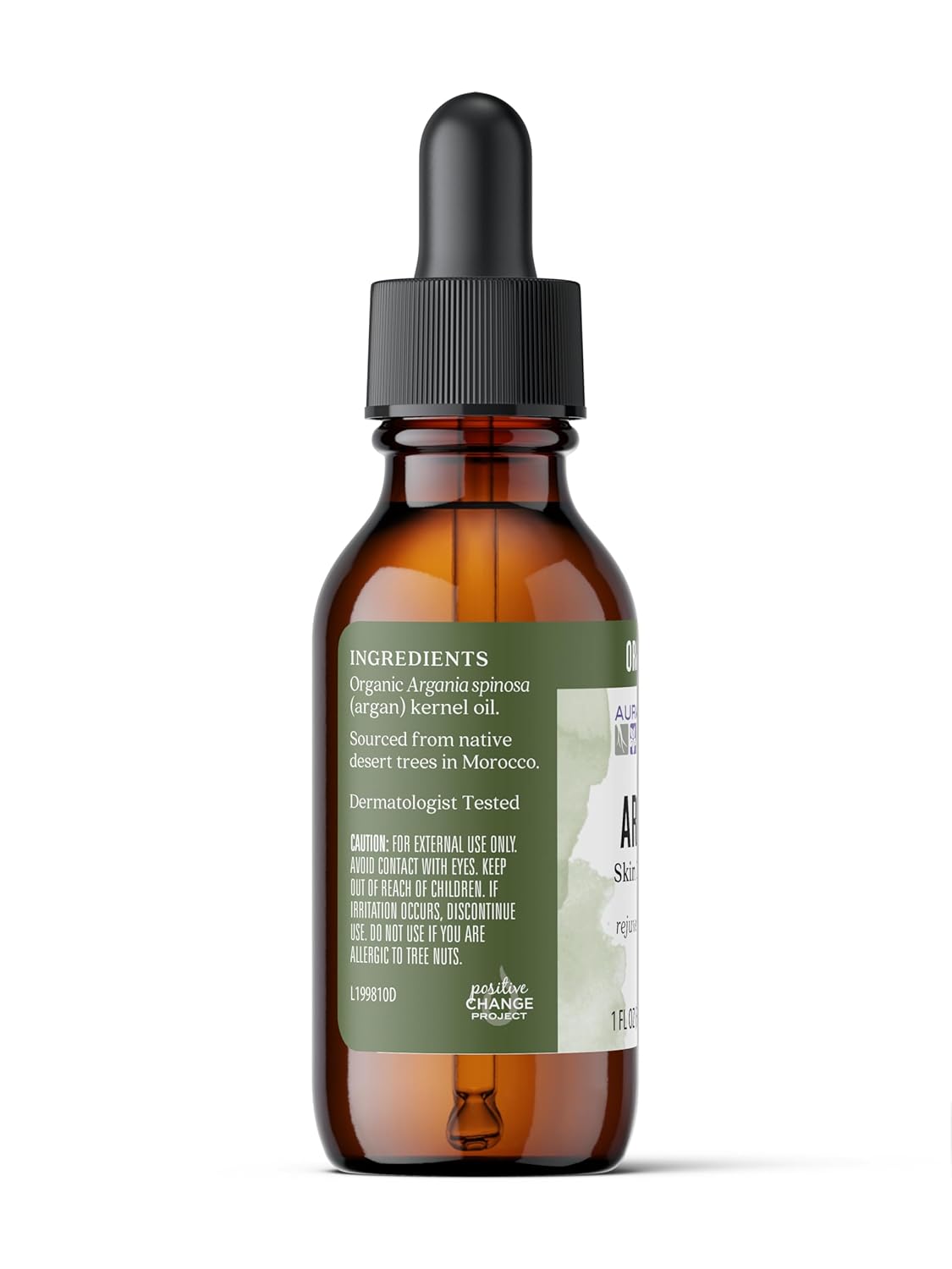 Aura Cacia Organic Skin Care Oil, Argan, 1-Fluid Ounce