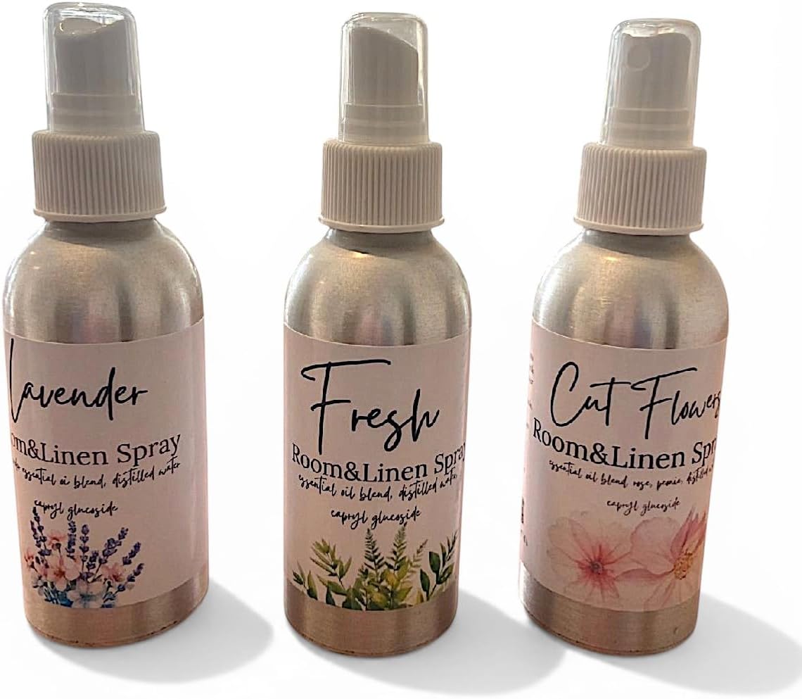 Natural Linen and Room Spray, Plant-Based Ingredients, Liquid, 4 fl oz, Non-Toxic Fabric Freshener, No Artificial Fragrances