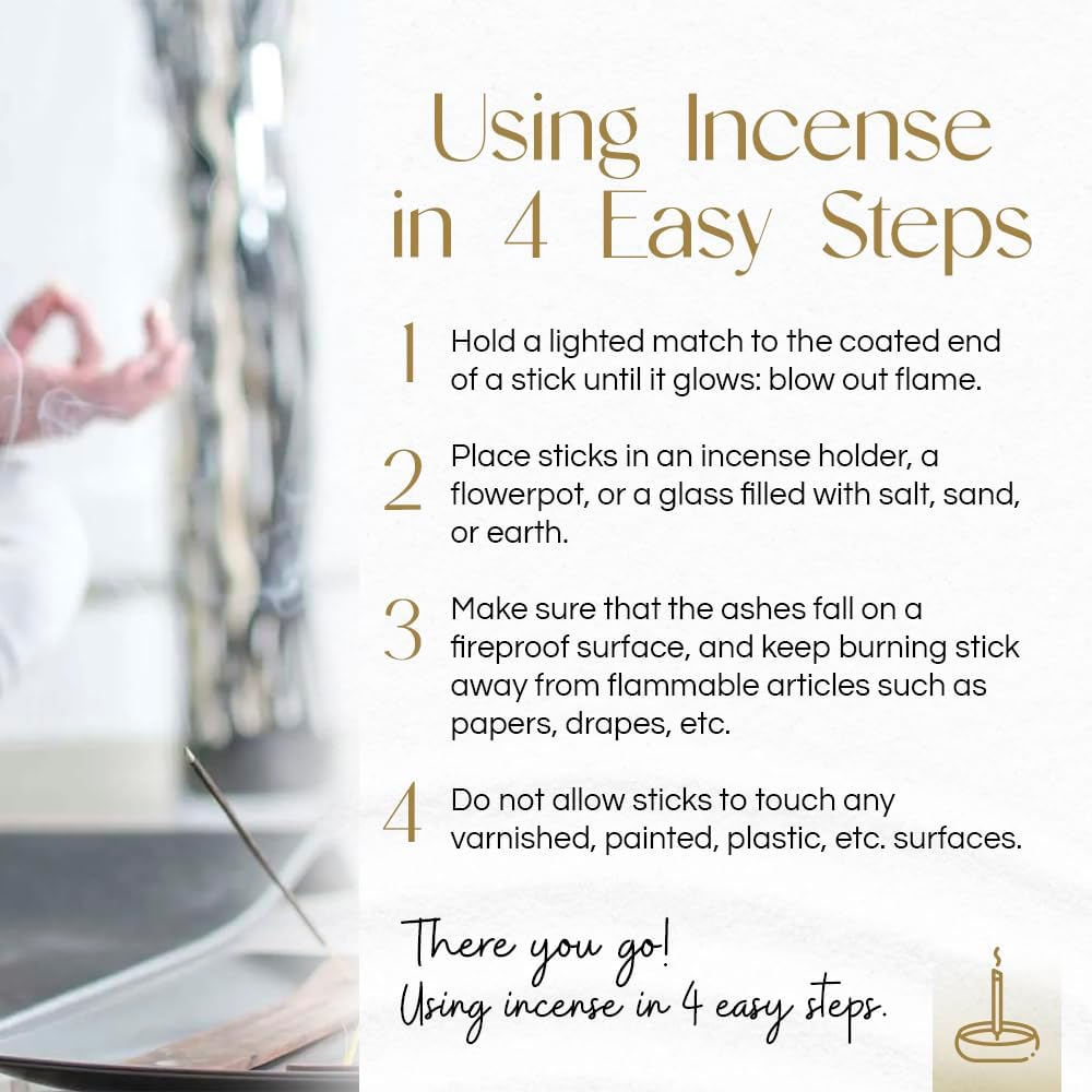 Gonesh - Extra Rich Scented Incense Sticks - Non-Toxic 10” Slow Burn Aromatic Sticks - Lavender - 100 Pack