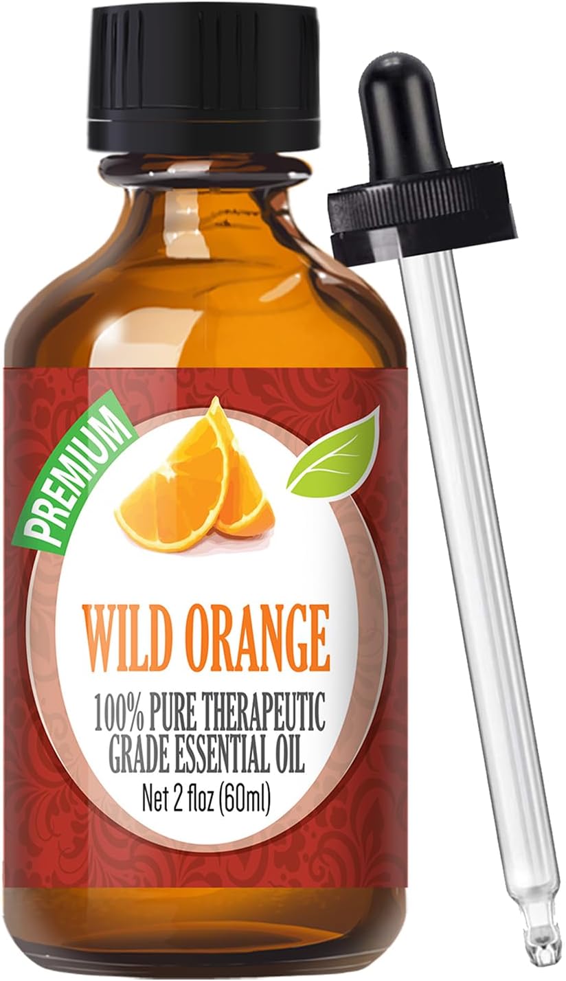 Healing Solutions 60ml Oils - Wild Orange Essential Oil - 2 Fluid Ounces