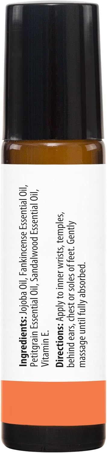 Frankincense Essential Oil Roll On, Essential Oil Blend for Relaxation and Skincare, Leak-Proof Rollerball, Relaxation Roll-on (10 mL)