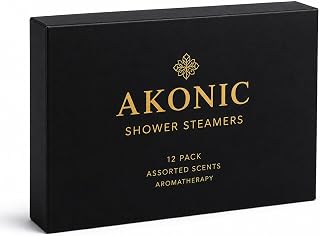 AKONIC Shower Steamers – 12 Pack – Assorted Scents Lavender