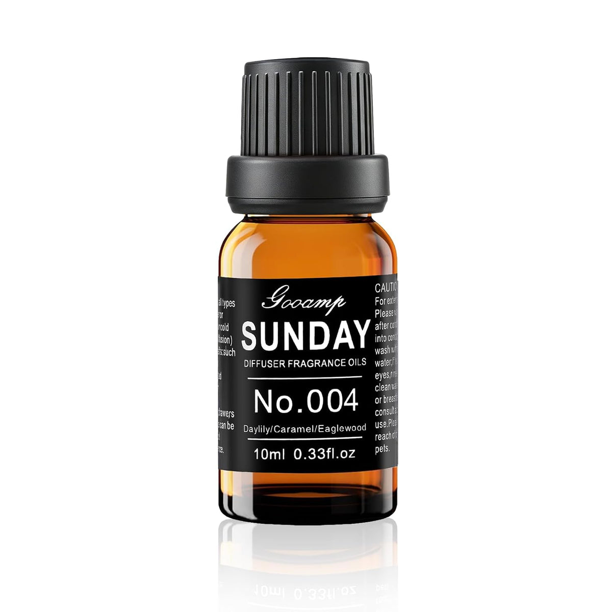 Gooamp SUNDAY-004 Essential Oil Blend for Diffuser - Essential Oils for Ultrasonic and Waterless Diffusers and DIY Crafts