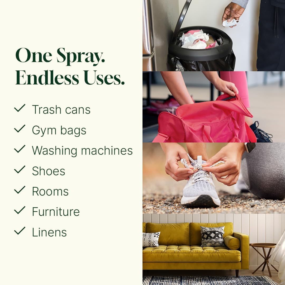 Plant Therapy Home Deodorizing Room Spray 4 oz Quick, On-The-Go Freshness, Safe & Gentle for Everyday Use, Free from Harsh Chemicals & Synthetic Fragrances