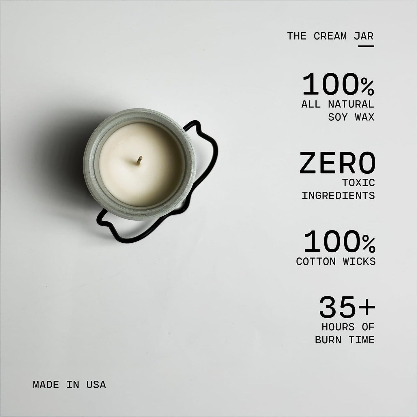 Milkhouse Candle Company Silver Birch Soy Candle - Evergreen | Birch | Warm Spice Scented - 5 oz Cream Jar with Lid, 35+ Hour Burn Time, Made in the USA