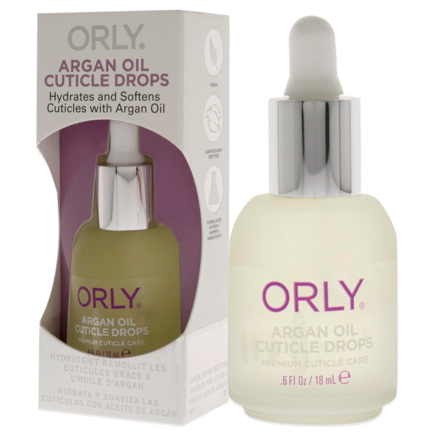 Argan Oil Cuticle Drops by Orly for Women - 0.6 oz Oil