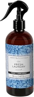 Abbey & Sullivan Odor Eliminating and Refreshing Linen and Room Spray, Fresh Laundry, 16 oz
