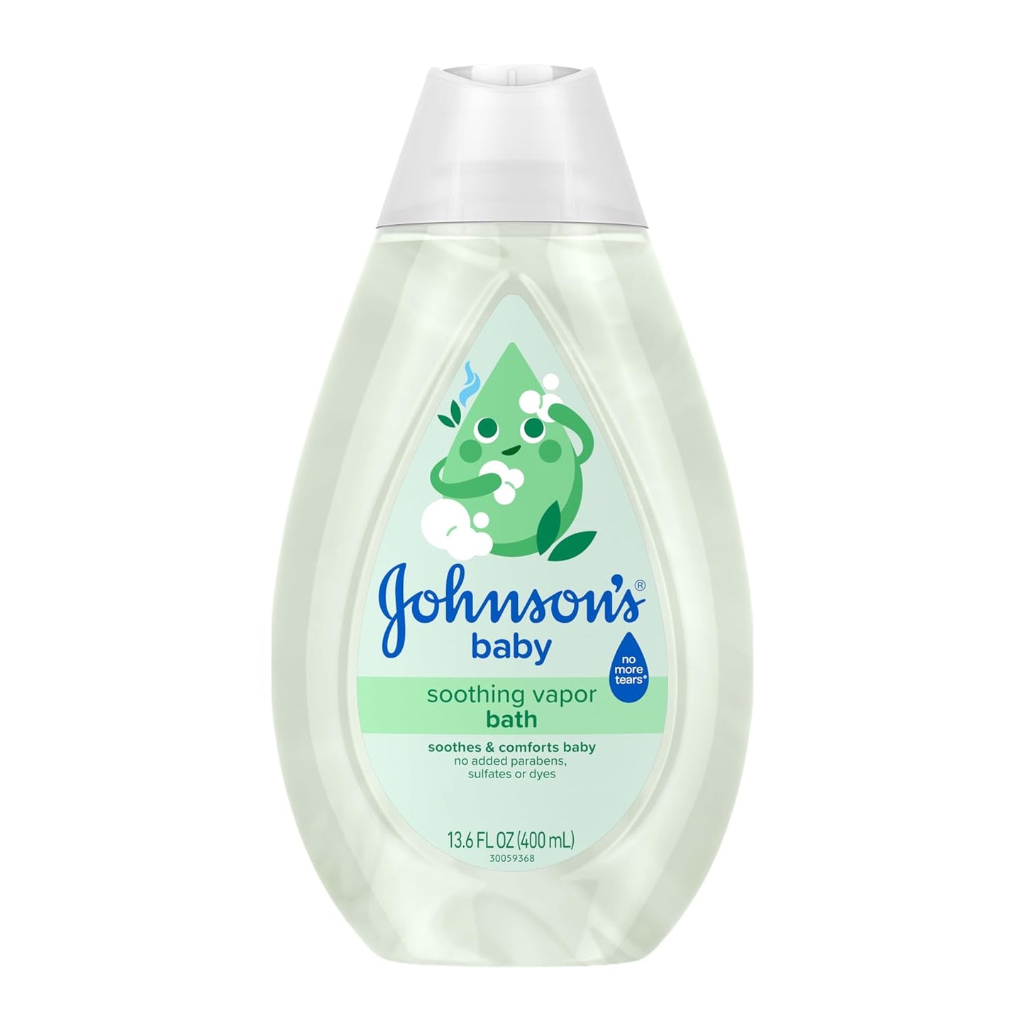 Johnson's Baby Soothing Vapor Bath with Calming Aromas to Relax Babies, Gentle No More Tears Formula, Soothes & Comforts Baby, Hypoallergenic, No Added Parabens, Sulfates & Dyes, 13.6 fl. oz
