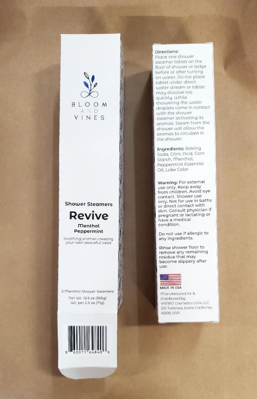 Shower Steamers, Revive - Menthol Peppermint