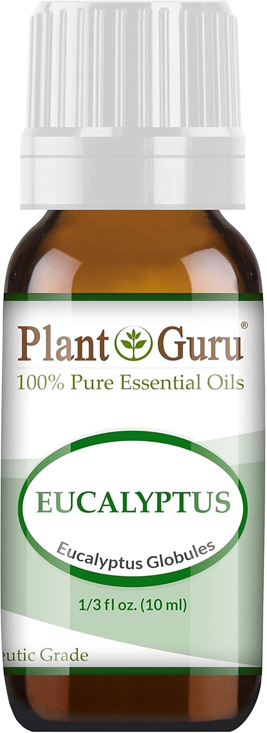 Essential Oil Set Beginner Trio Kit 10 ml 100% Pure Therapeutic Grade Includes: Eucalyptus, Lavender, Peppermint. for Aromatherapy Diffuser Humidifier, Skin and Hair Growth.