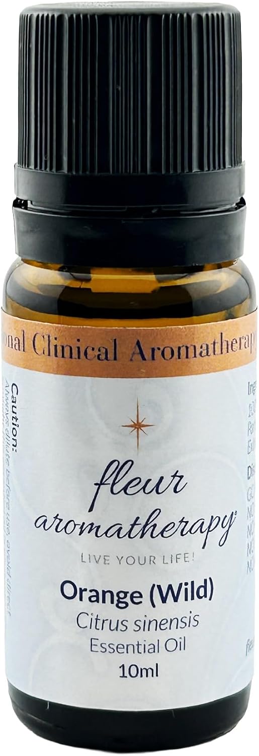 Orange (Wild) Citrus sinensis Essential Oil 10ml - Fleur Aromatherapy